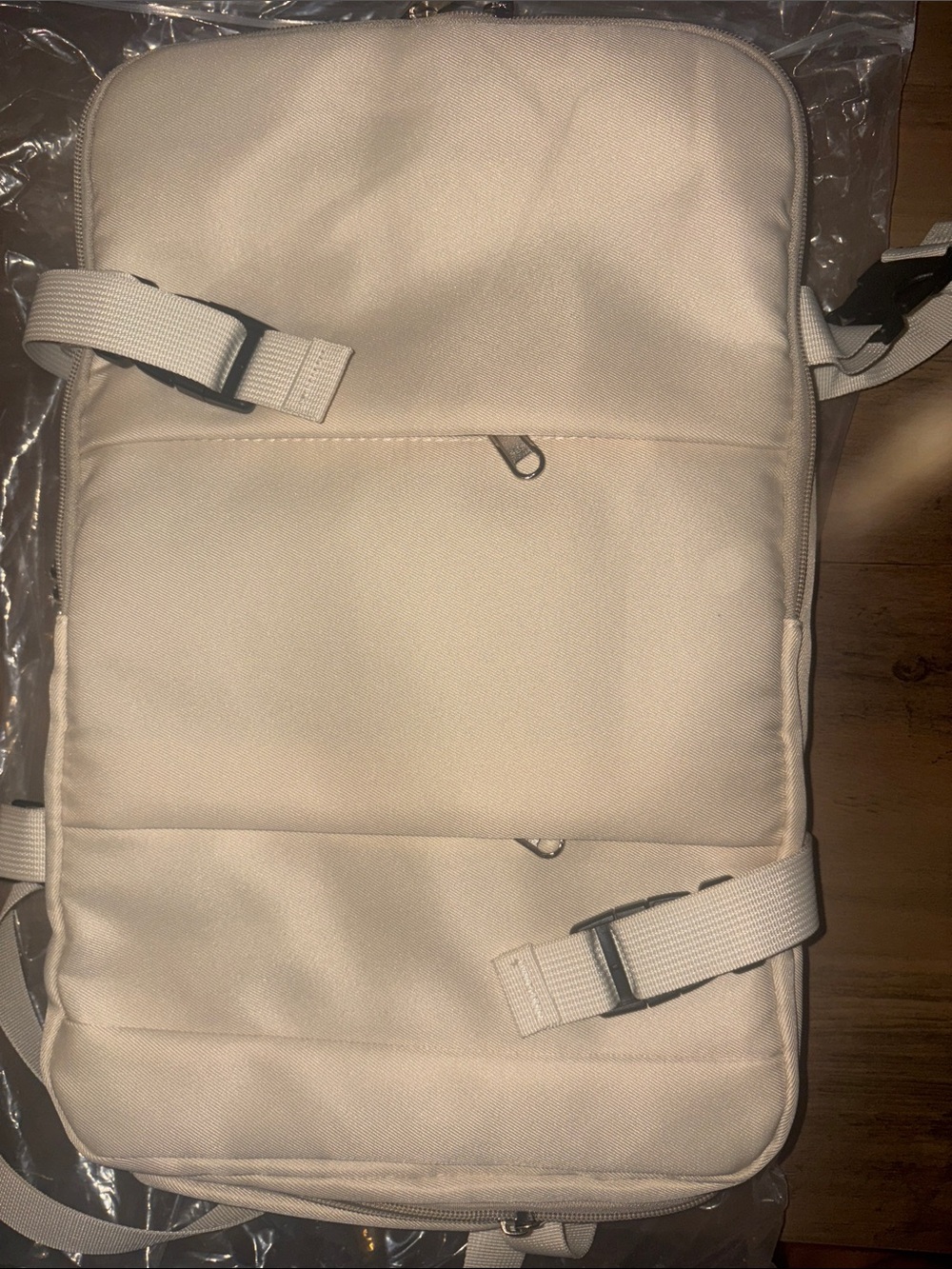 Cream Backpack - Travel & Work - Picture 2 of 3